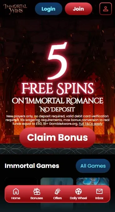 Immortal Wins Casino